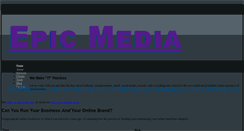 Desktop Screenshot of epicmedia.com