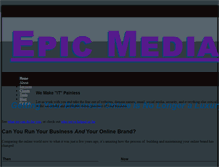 Tablet Screenshot of epicmedia.com